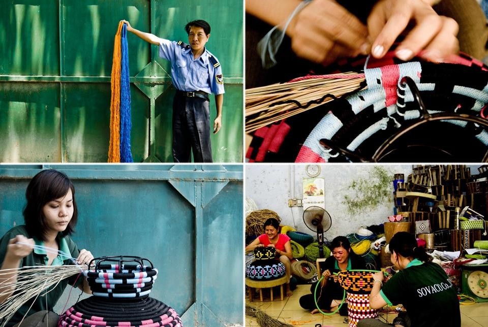 Il processo di lavorazione artigianale a Ho Chi Minh