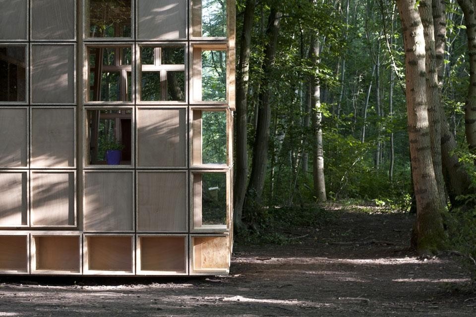 CLP Architectes, padiglione osservatorio in legno, Muttersholtz, Francia 2012