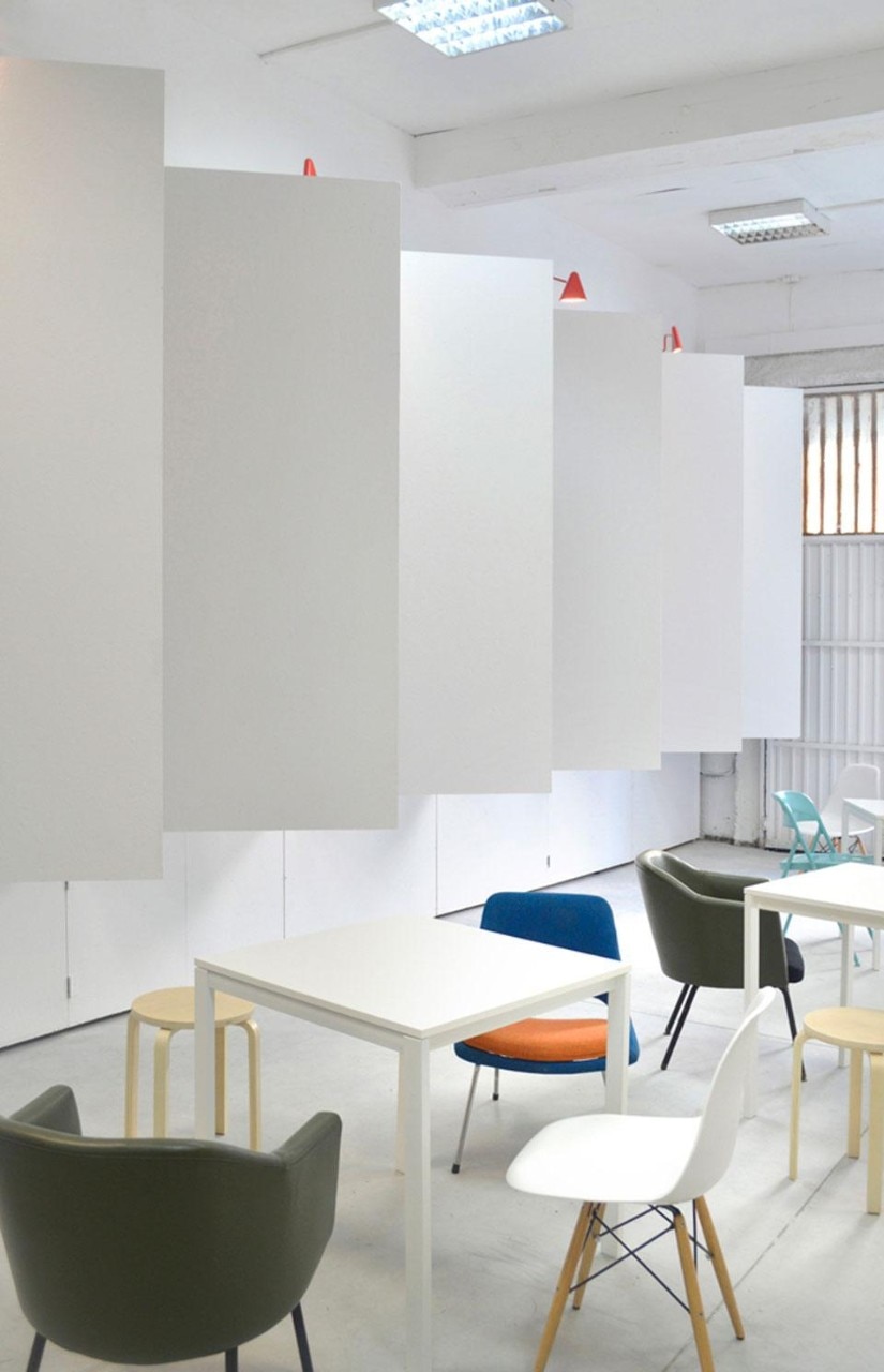 Babel Studio, Delirium Café, galleria, ufficio e café, quartiere Ribera de Deusto, Bilbao, Spagna, 2013