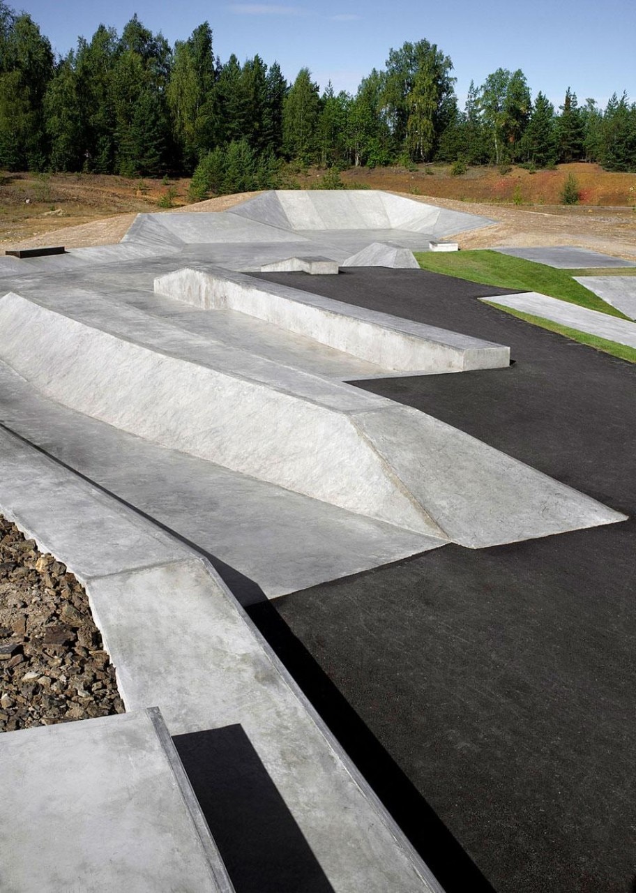 42 Architects, Hyttgårdsparken, skatepark a Falun, Svezia 2012