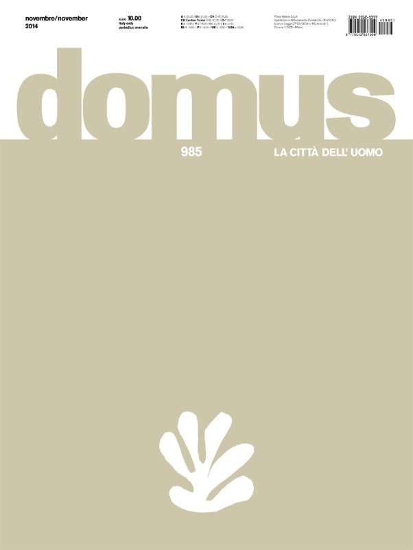 Domus 985, novembre 2014, copertina