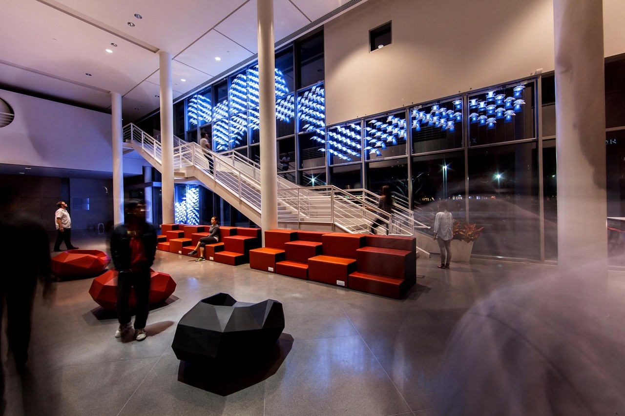 Future Cities Lab, Lightswarm, Yerba Buena Center for the Arts. © Peter Prato Photography 