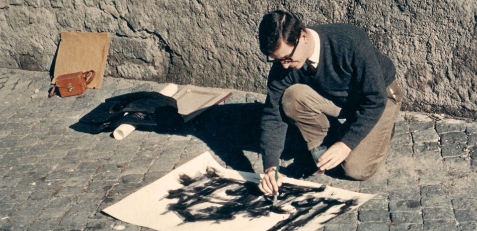 Top: Michael Graves drawing in Rome. Michael Graves Architecture & Design.