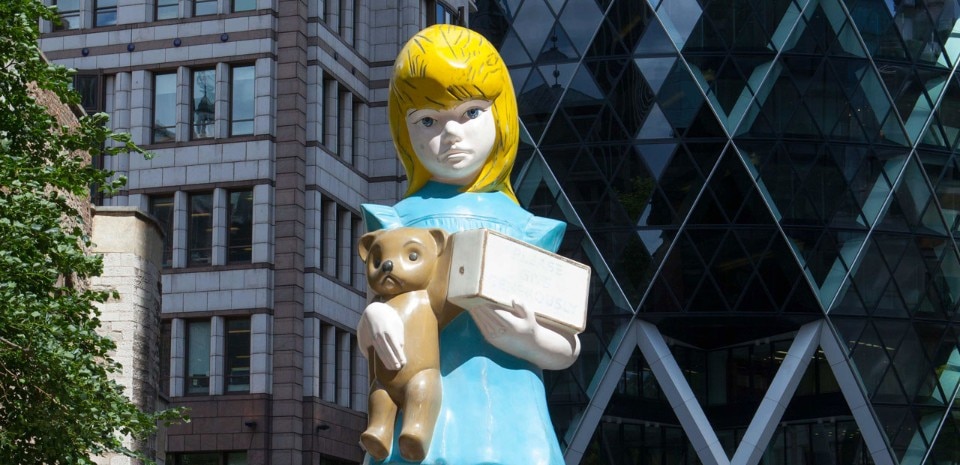 Damien Hirst, <i>Charity</i>, Sculpture in the City 2015, London
