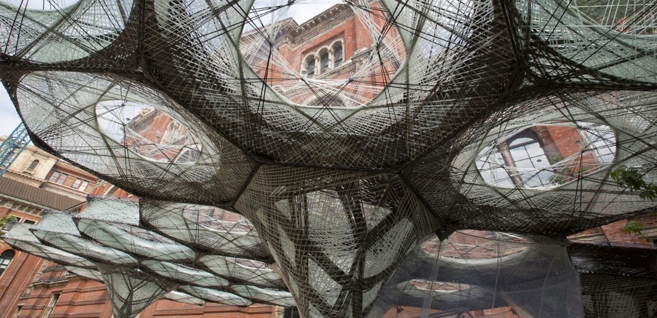 V&A and the University of Stuttgart, Elytra Filament Pavilion, 2016