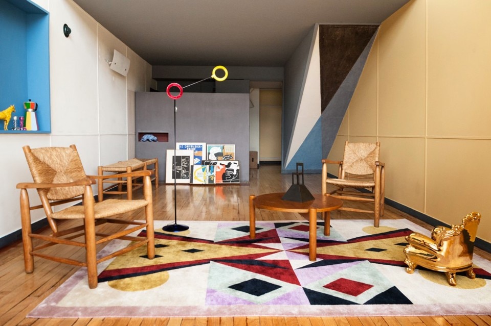 Alessandro Mendini, installazione per l'Appartamento N.50 nell'Unité d'Habitation di Le Corbusier, Marsiglia, 2016