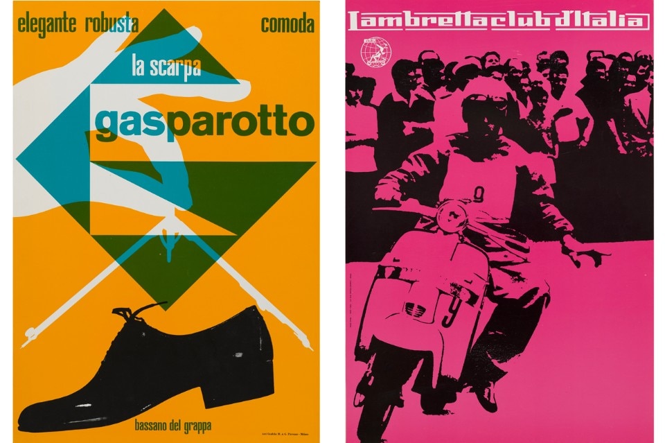 Heinz Waibl, Calzaturificio Gasparotto Bassano del Grappa, 1959, stampa offset su carta, 68x47cm