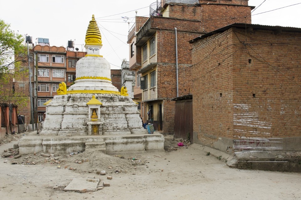 Bart Lodewijks, in situ, Kathmandu, 2017. Foto Huig Bartels