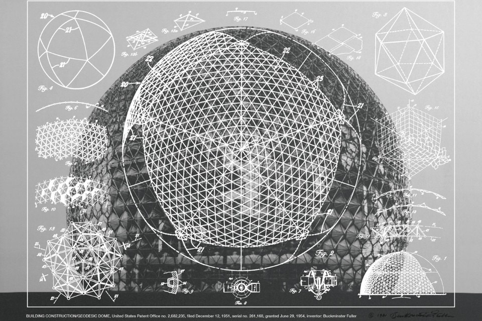 Buckminster Fuller, Geodesic Dome, 1954. The Design Museum, “California. Designing freedom”, London 2017