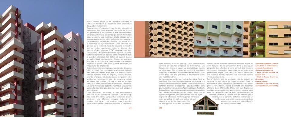 Doppie pagine da <i>Suites architecturales: Kinshasa, Douala e Dakar</i>