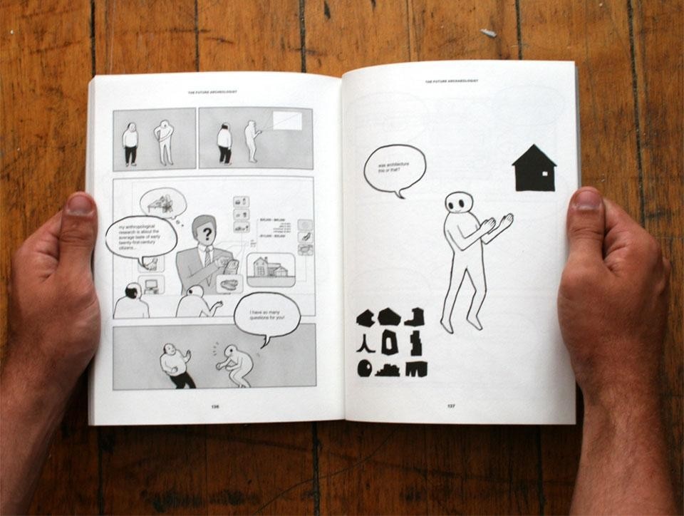 Jimenez Lai, <em>Citizens of No Place. An Architectural Graphic Novel</em>, Princeton Architectural Press</a>, New York, 2012. Dettaglio pagine interne