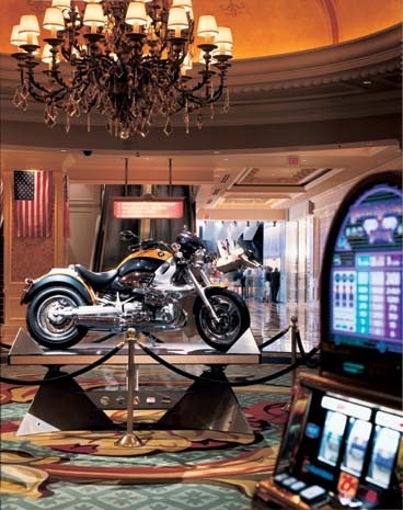 Generic casino architecture meets the Guggenheim version of high culture. Photography by Michael Moran 

