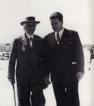 Frank Lloyd Wright with Bruno Zevi