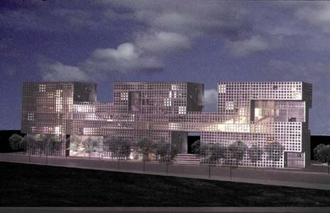 Steven Holl, Undergraduate Residence, Simmons Hall, Mit-Massachusetts, USA