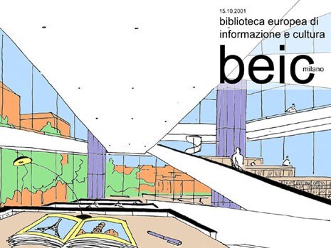 Biblioteca Europea di Informazione e Cultura in Milan. Competition entry