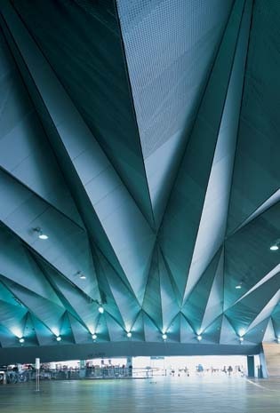 In the past the architects have breezily dismissed comparisons between their steel structure and the Sydney Opera House
