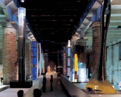From left to right, towers by Jean Nouvel, Toyo Ito, Zaha Hadid, Morphosis, David Chipperfield, Denton Corker Marshall, MVRDV and Future Systems. Photography by Ramak Fazel
