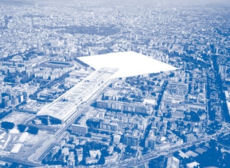 The area to be restored to the city through an international competition held by the Fondazione Fiera Milano and Sviluppo Sistema Fiera 