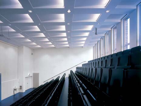 The auditorium is based on a concise language and simple proportions