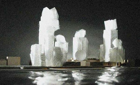 Frank Gehry's project view from the sea
