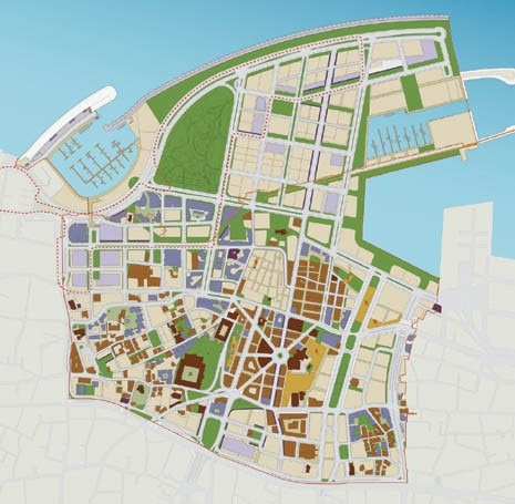 The boundaries defined for the Central District by Solidere’s masterplan have carved an area of 1,200,000 m2 out of the city’s fabric to create an space that is reserved for the privileged classes. Its homes and shops are priced out of reach of the kind of people that animated the old souks. The land claimed from the sea is zoned for high density building
