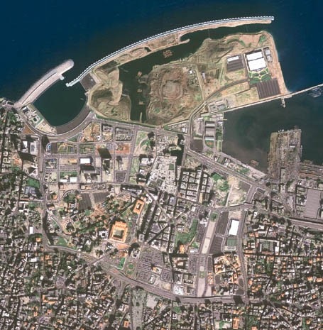 The recent aerial photo of Central District shows the work in progress on the urban fabric