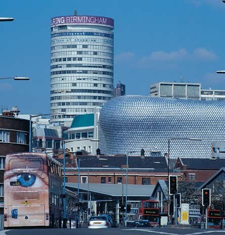 Site boundaries are defined by the Victorian church, right, around which the developer’s have created a new public space, a busy road to the south, and the rest of the shopping mall to which the department store is linked