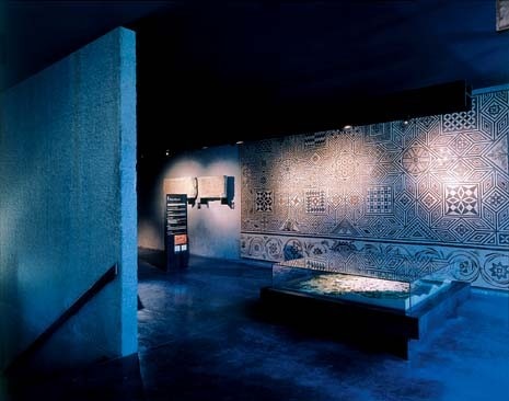 The solid steel main door swings out in a wide arc