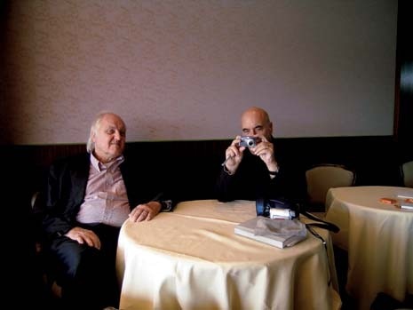 From left: Hans Hollein and Massimiliano Fuksas 
