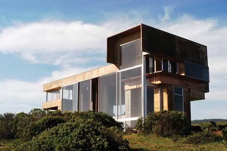 To curb the deterioration caused by weather, the prototype was clad in fibre glass and epoxy resins and finally painted a mustard colour, as desired by the client