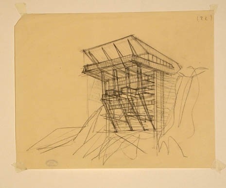 Axonometric study of the Fürggen