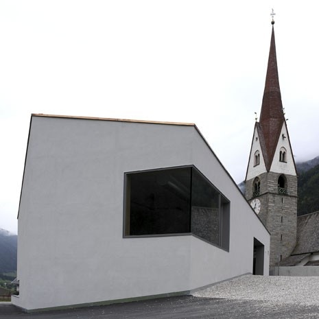 Multipurpose building, San Giacomo/Valle Aurina (Mahlknecht & Mutschlechner). © Robert Fleischanderl 