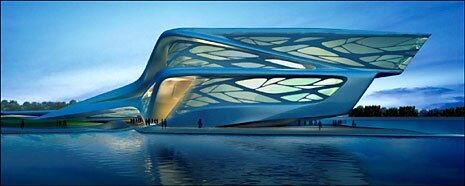Abu Dhabi Performing Arts Center, design by Zaha Hadid Architects