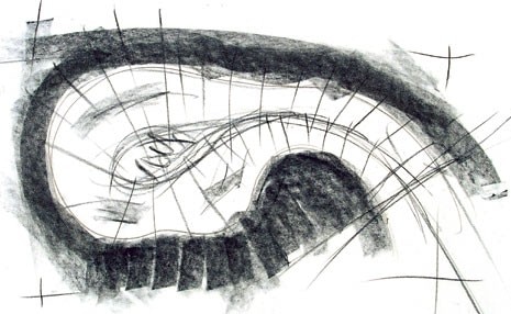 A sketch by
Zumthor
