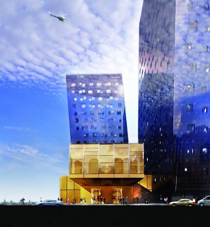 Deux Tours - Hotel 3*- 4*
Milano, 2006-2008. © Perrault Projets/ADAGP