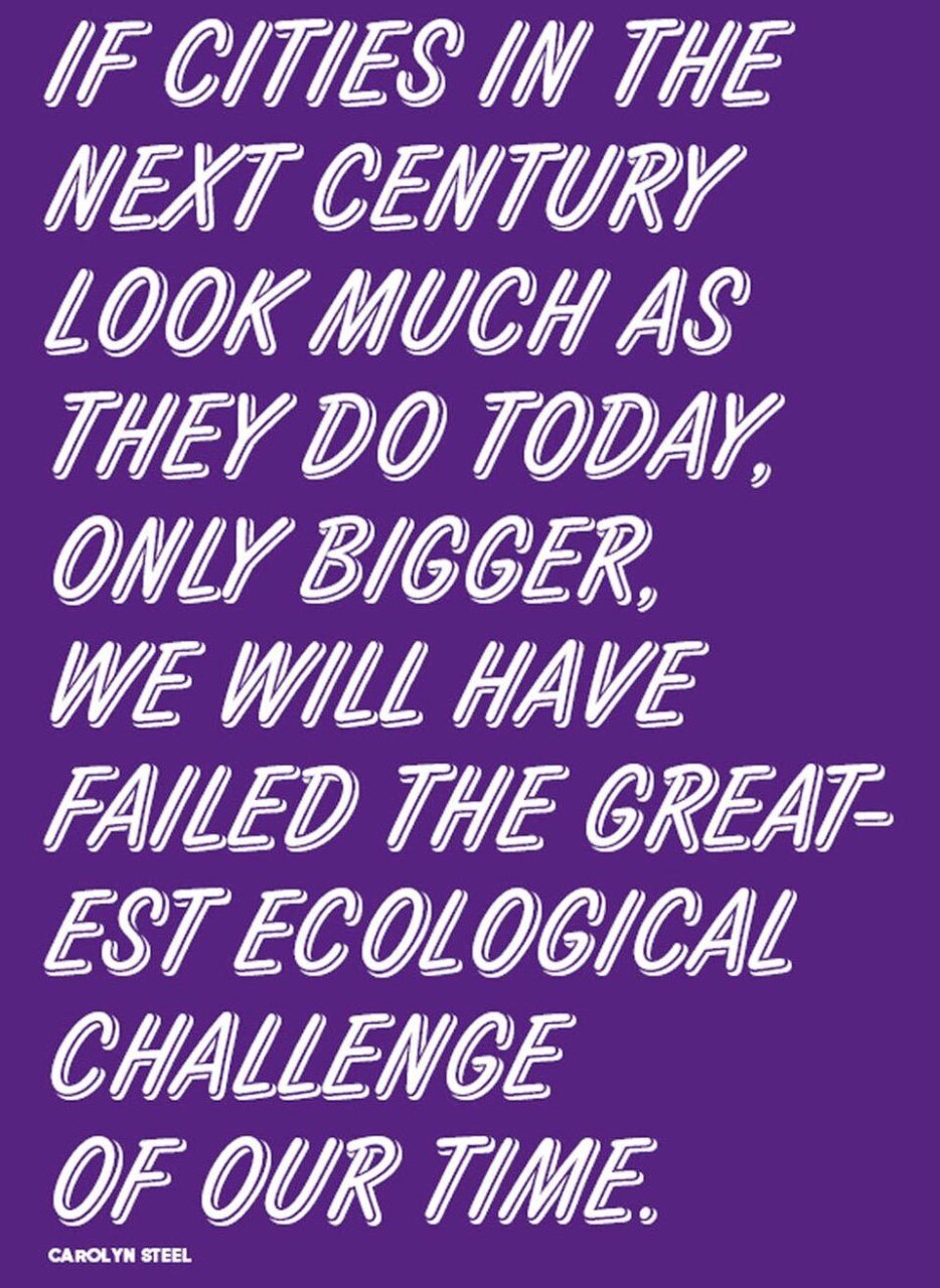 Se nel prossimo secolo le città somiglieranno a quelle di oggi, se saranno soltanto più grandi, avremo perduto la più grande sfida ecologica dei nostri tempi.