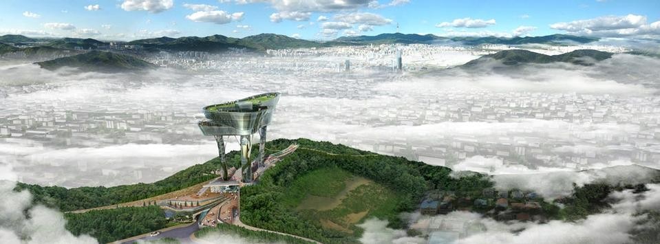 Kyungam Architects (South
Korea), Floating Observatory.
Kyeonggido Sungnam,
South Korea, 2009