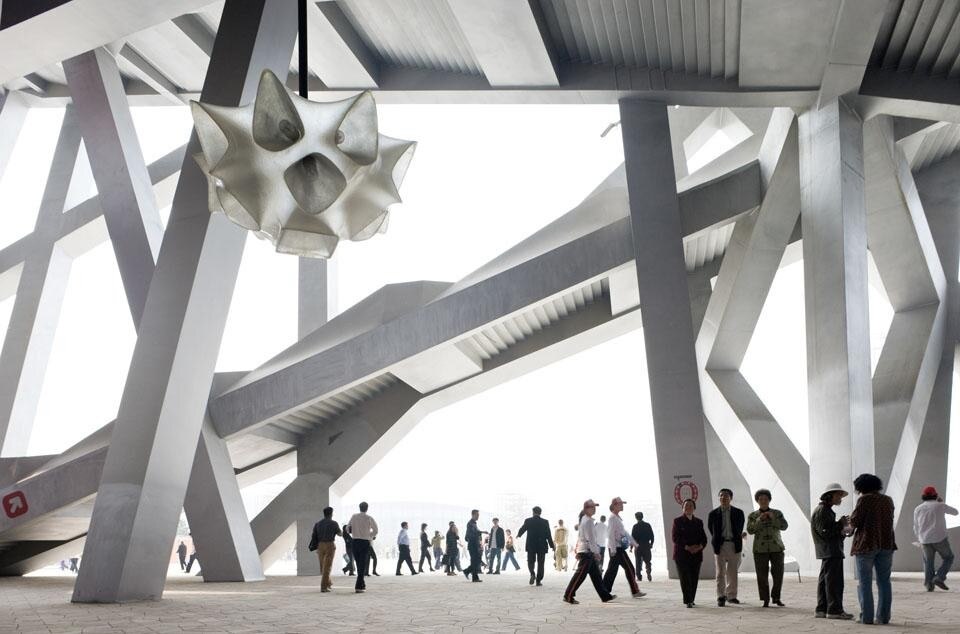 The “human factor” at the Olympic stadium in Beijing by Herzog & de Meuron. The “human factor” at the Olympic stadium in Beijing by Herzog & de Meuron.