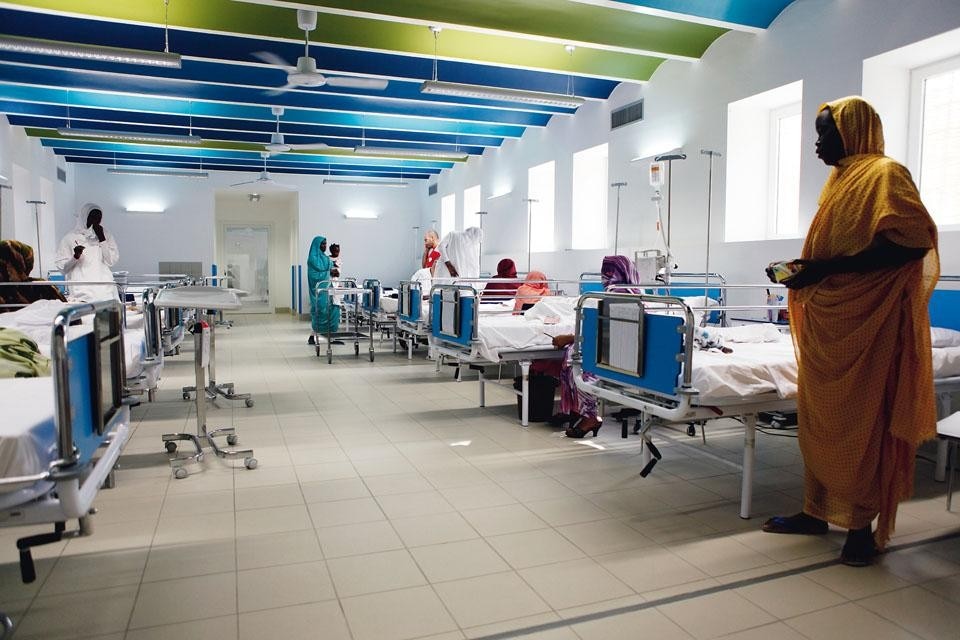 Interior of the hospital. Photograph by Mattia Velati. 