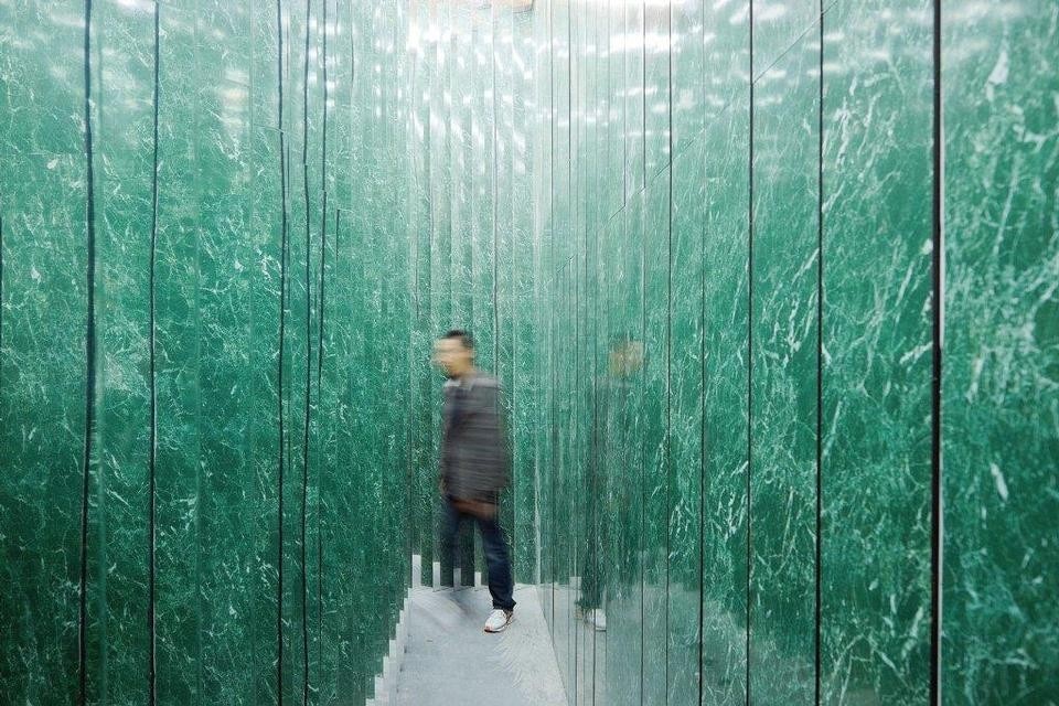 <i>Tricolonnade</i> is part of the exhibition <i>The Street</i>, Terence Riley's reenactment of Paolo Portoghesi's <i>Strada Novissima</i>, in Shenzhen's OCT (Overseas China Towns) district, within warehouse B10