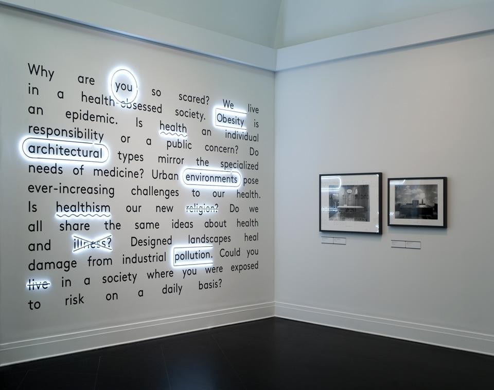 <em>Imperfect Health: the Medicalization of Architecture</em>, installation view. Photo © CCA, Montréal