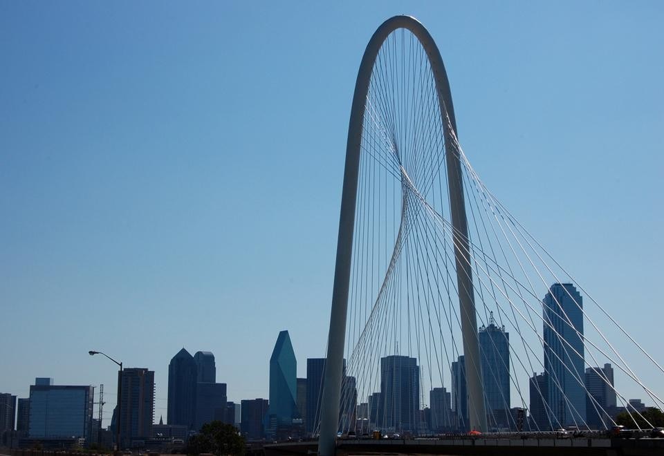 The Margaret Hunt Hill Bridge. Photo by Jeremy Dickie