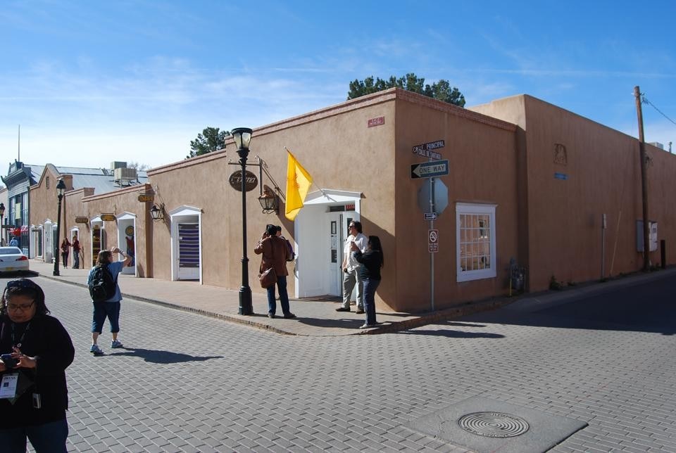 When arriving in Mesilla, New Mexico, the company of book smugglers is welcomed into the home and bookshop of Denise Chavez, another important name in local literature
