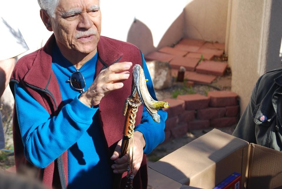 Rudolfo Anaya, a grand old man of Chicano culture who lives on a quiet hillside on the outskirts of Albuquerque