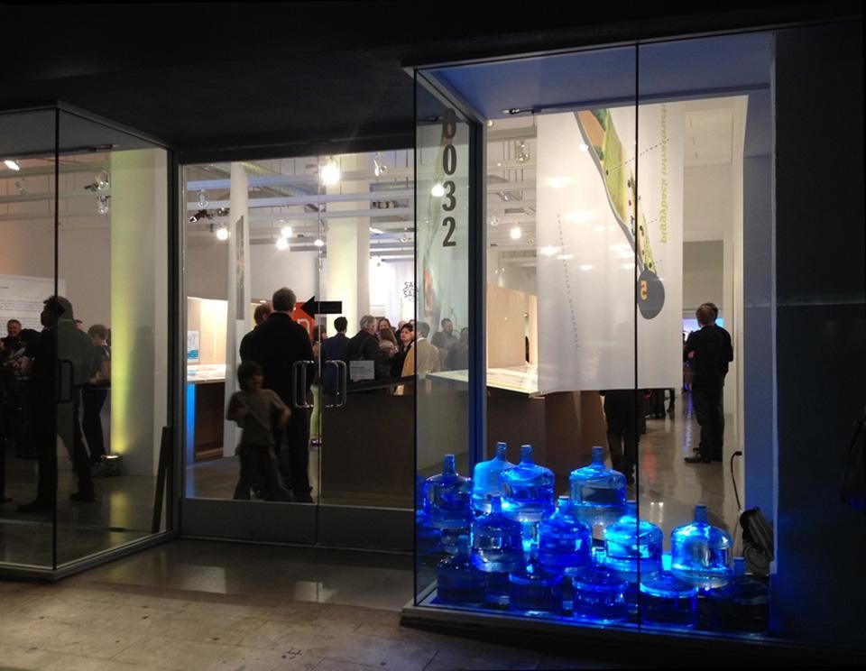 Entrance of the <em>Drylands</em> show at the A + D Museum in Los Angeles Entrance of the <em>Drylands</em> show at the A + D Museum in Los Angeles