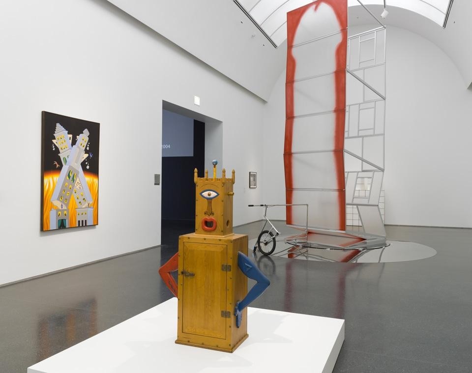 Installation view, <em>Skyscraper: Art and
Architecture Against Gravity</em> at the MCA Chicago. Photo: Nathan
Keay, © MCA Chicago
