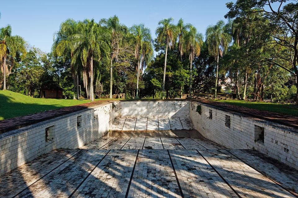 The pool in Fazenda Capuava