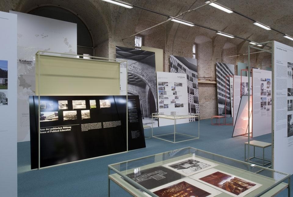 <em>Soviet Modernism 1955–1991. Unknown Stories</em> installation view at the Architekturzentrum, Vienna. Photo by Pez Hejduk