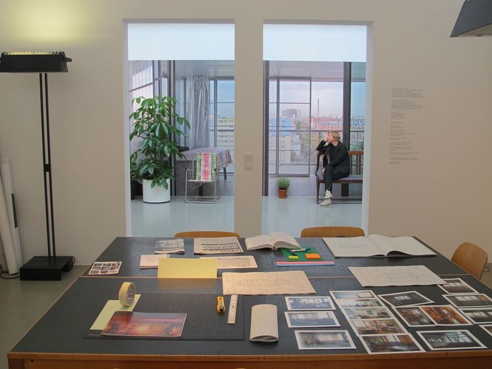 <em>DRUOT, LACATON & VASSAL – Transformation of a 1960s Residential Highrise</em> installation view at the Deutsches Architekturmuseum, Frankfurt