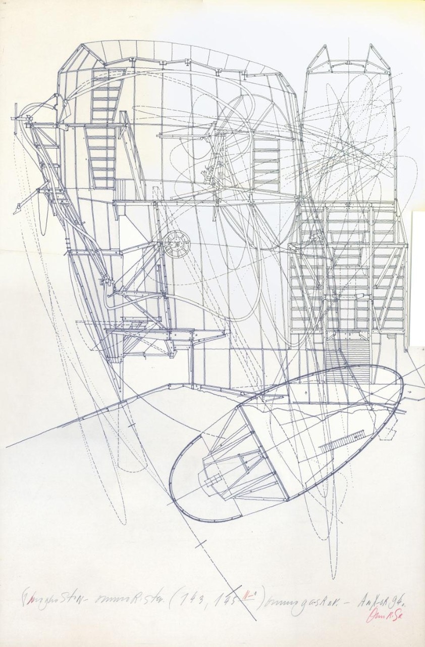 Lebbeus Woods, <em>Solohouse</em>, 1988-1989